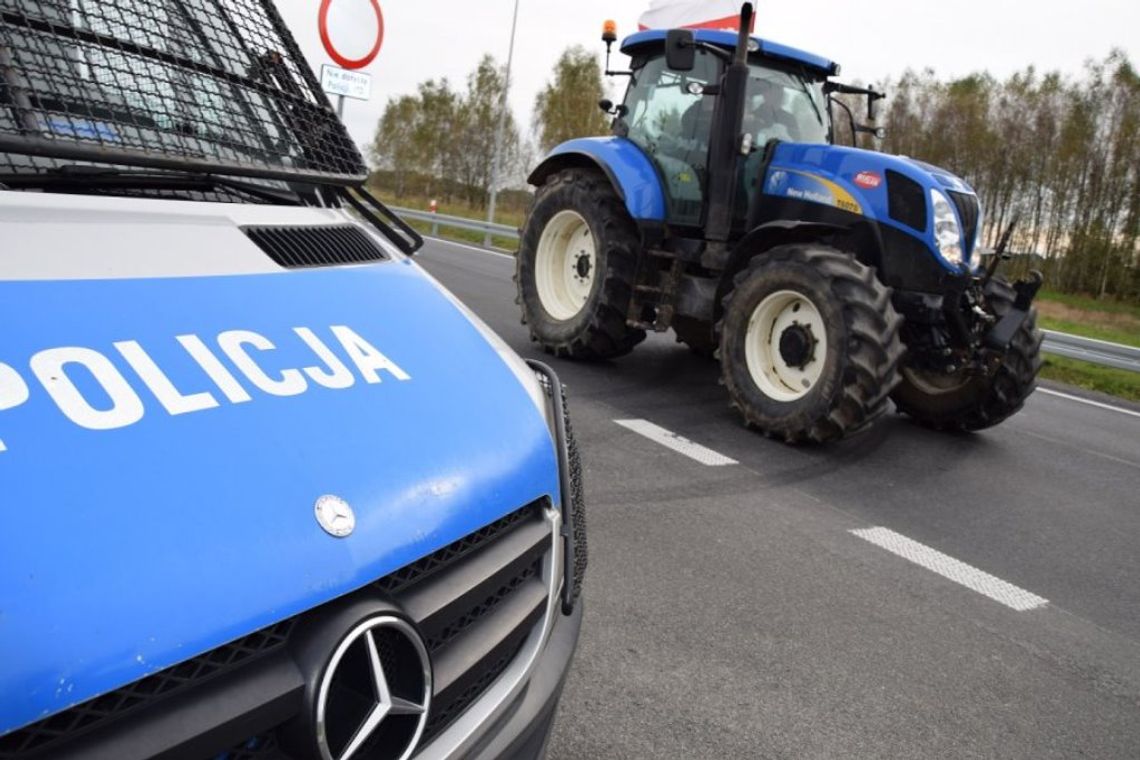 Powiat łosicki: Gdzie się zaczyna protest rolników i jaką trasą jadą?