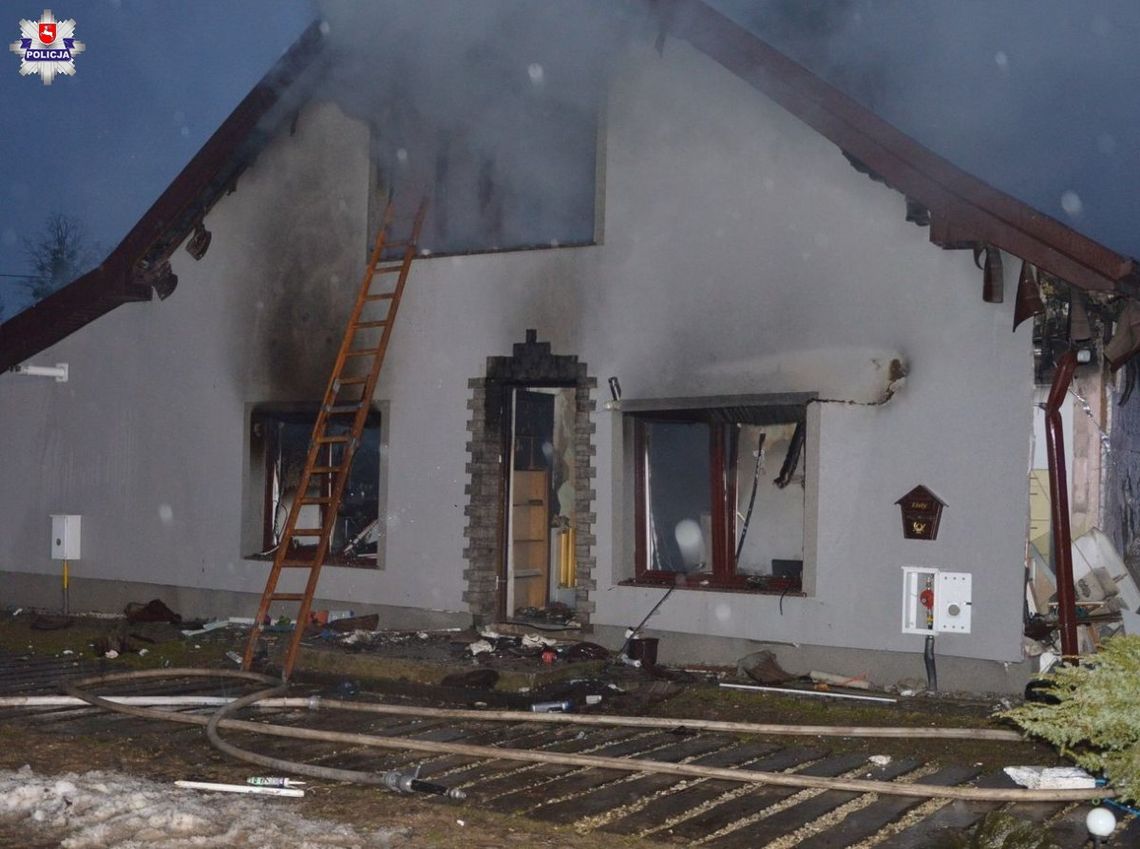 Powiat parczewski: Trzy osoby w szpitalu po wybuchu gazu