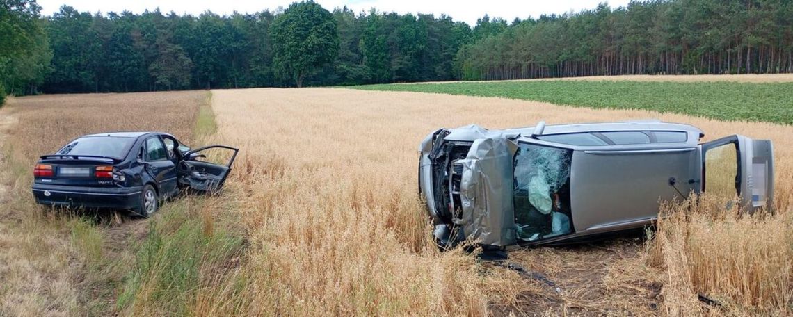 Powiat radzyński. Dwie osoby trafiły do szpitala w wyniku wypadku
