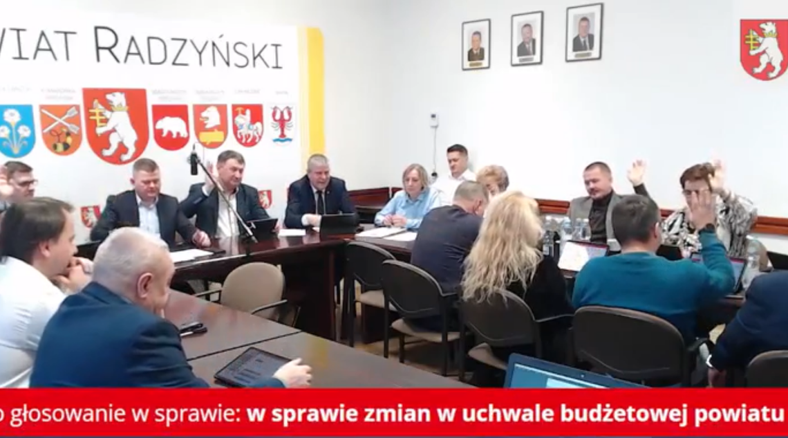 POWIAT RADZYŃSKI: Szybka zmiana budżetu pod drogowe inwestycje