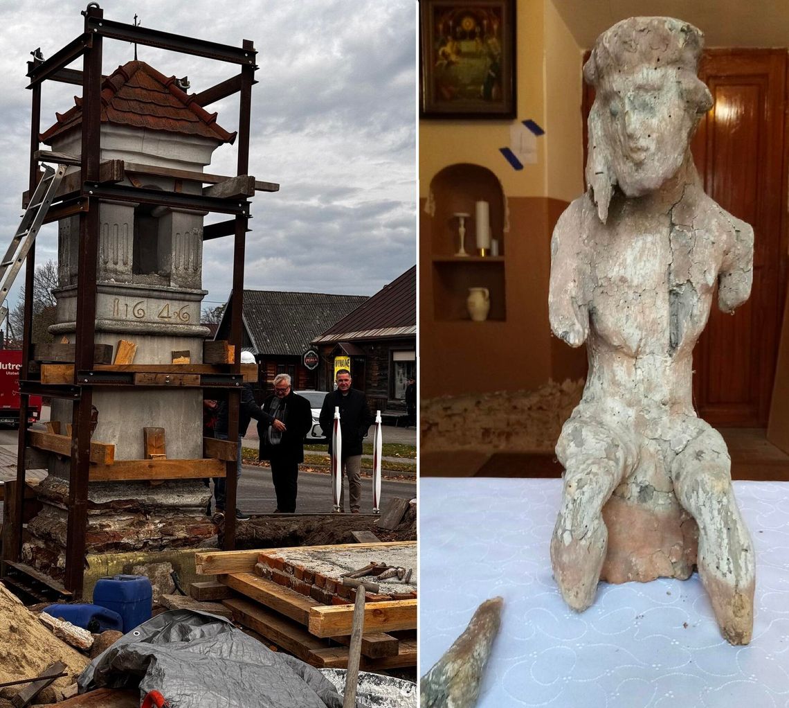 Powiat rewitalizuje zabytek. Fundacja zadba o figurkę
