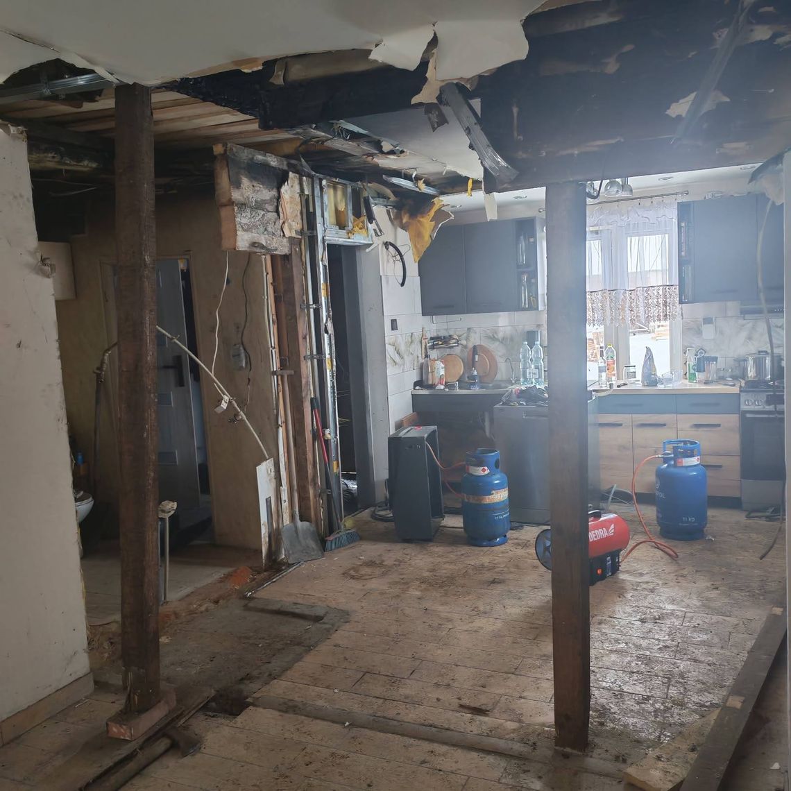 dom pożar kobylany gmina Stara Kornica Huszlew zbiórka małżeństwo świderscy ela marcin