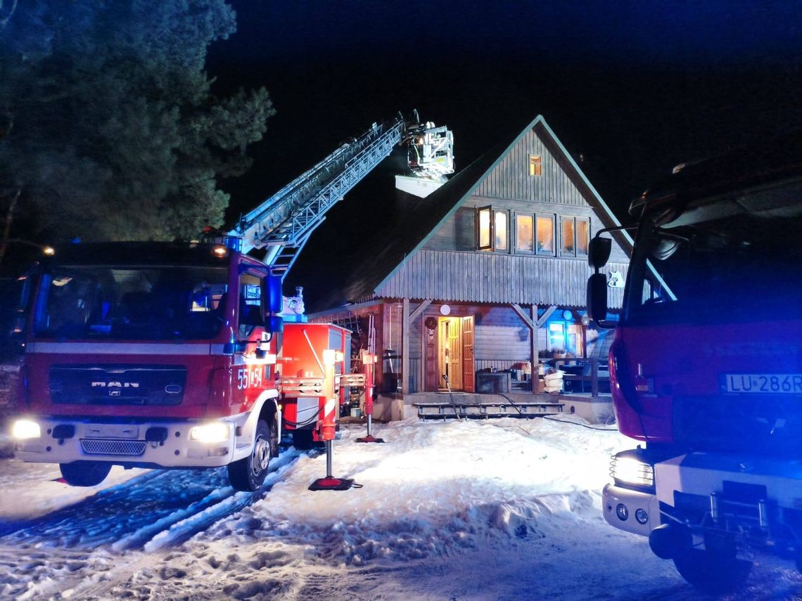 Pożary w powiecie włodawskim. Strażacy walczyli z ogniem w Grabniaku i Kuzawce [ZDJĘCIA]