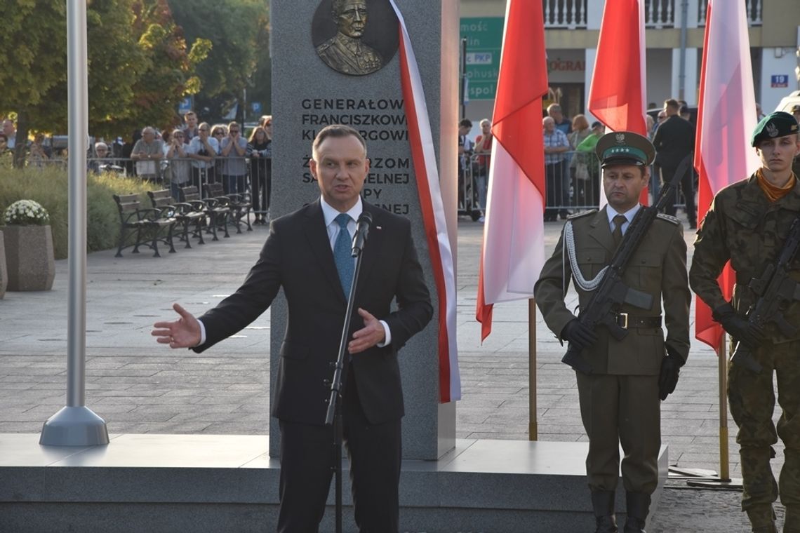 Prezydent Andrzej Duda i minister MSWiA na Lubelszczyźnie