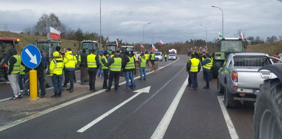 Protest rolników w trzech powiatach województwa lubelskiego