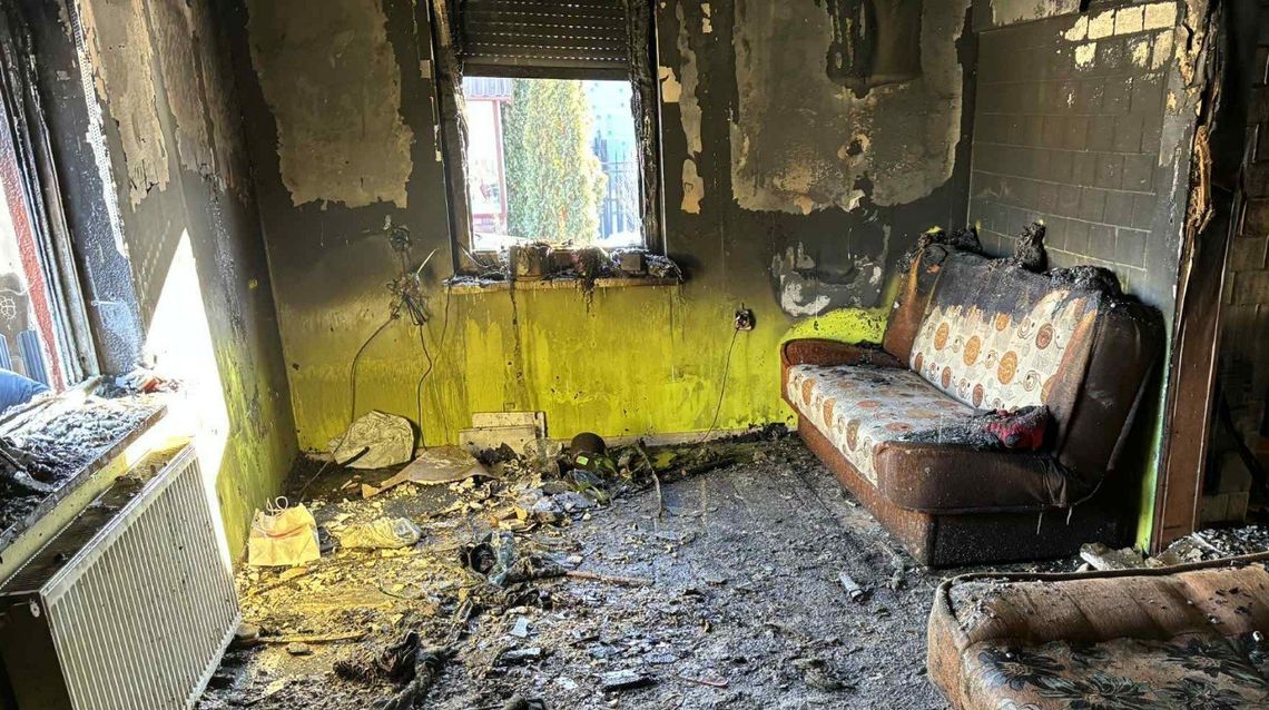 Pożar domu w Przechodzie. Rodzina straciła dach nad głową Pożar domu w Przechodzie. Rodzina straciła dach nad głową