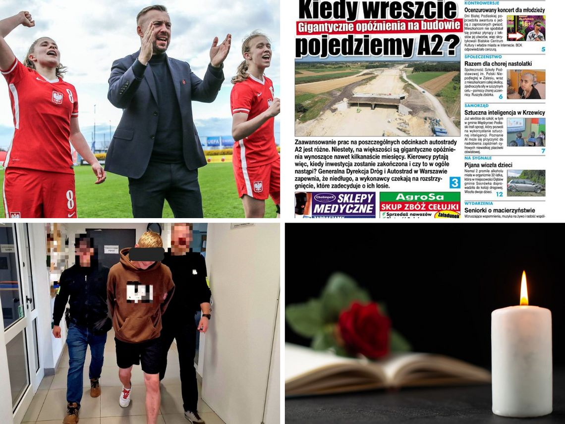 Przegląd informacji z 26 maja 2025. Biała Podlaska, Międzyrzec Podlaski, Radzyń Podlaski, Łosice, Parczew