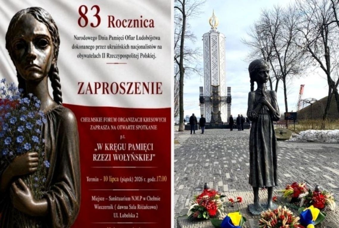 Przerobili symbol Hołodomoru na plakat o Wołyniu Przerobili symbol Hołodomoru na plakat o Wołyniu