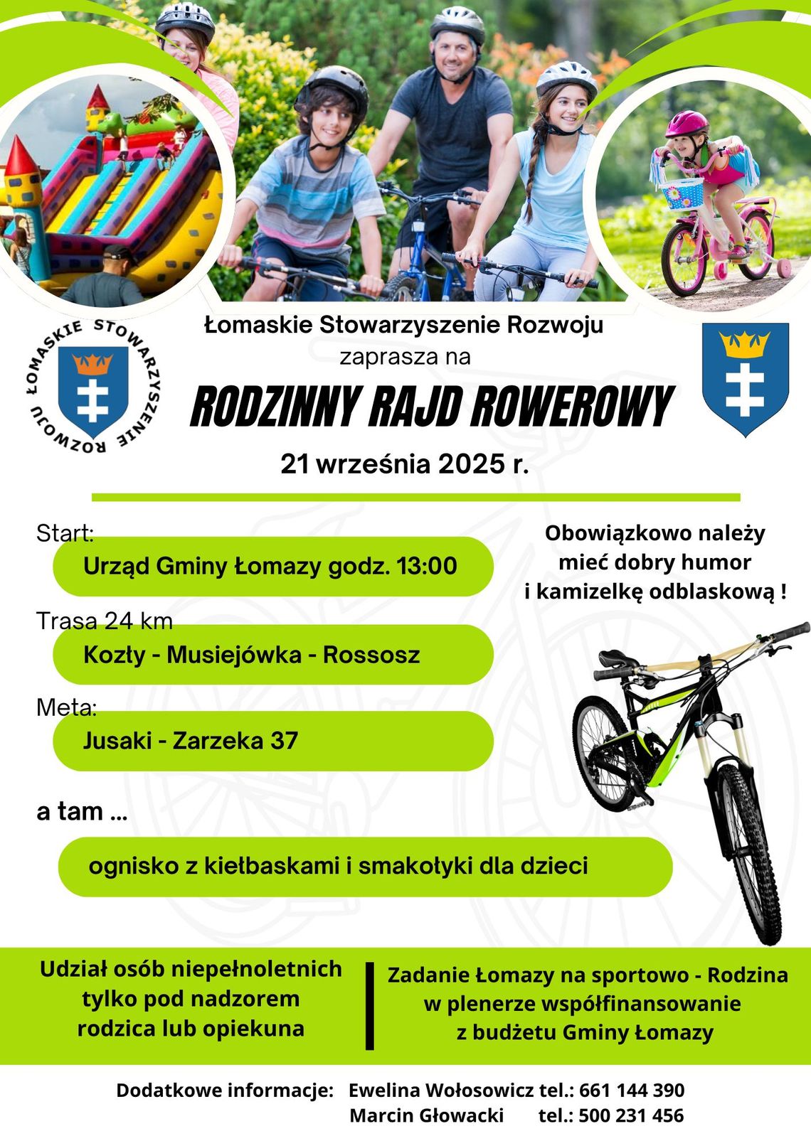 Przez gminę na rowerach Przez gminę na rowerach