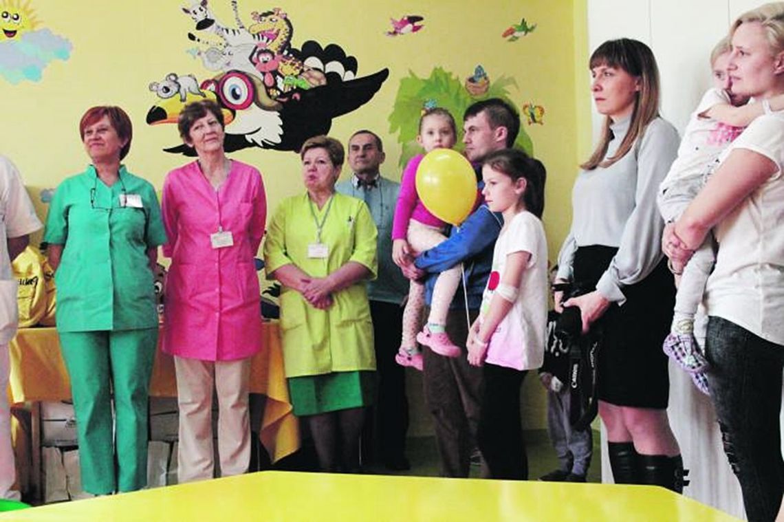 Radzyń Podlaski: Kąciki dla chorych dzieci w kolorach Serenady