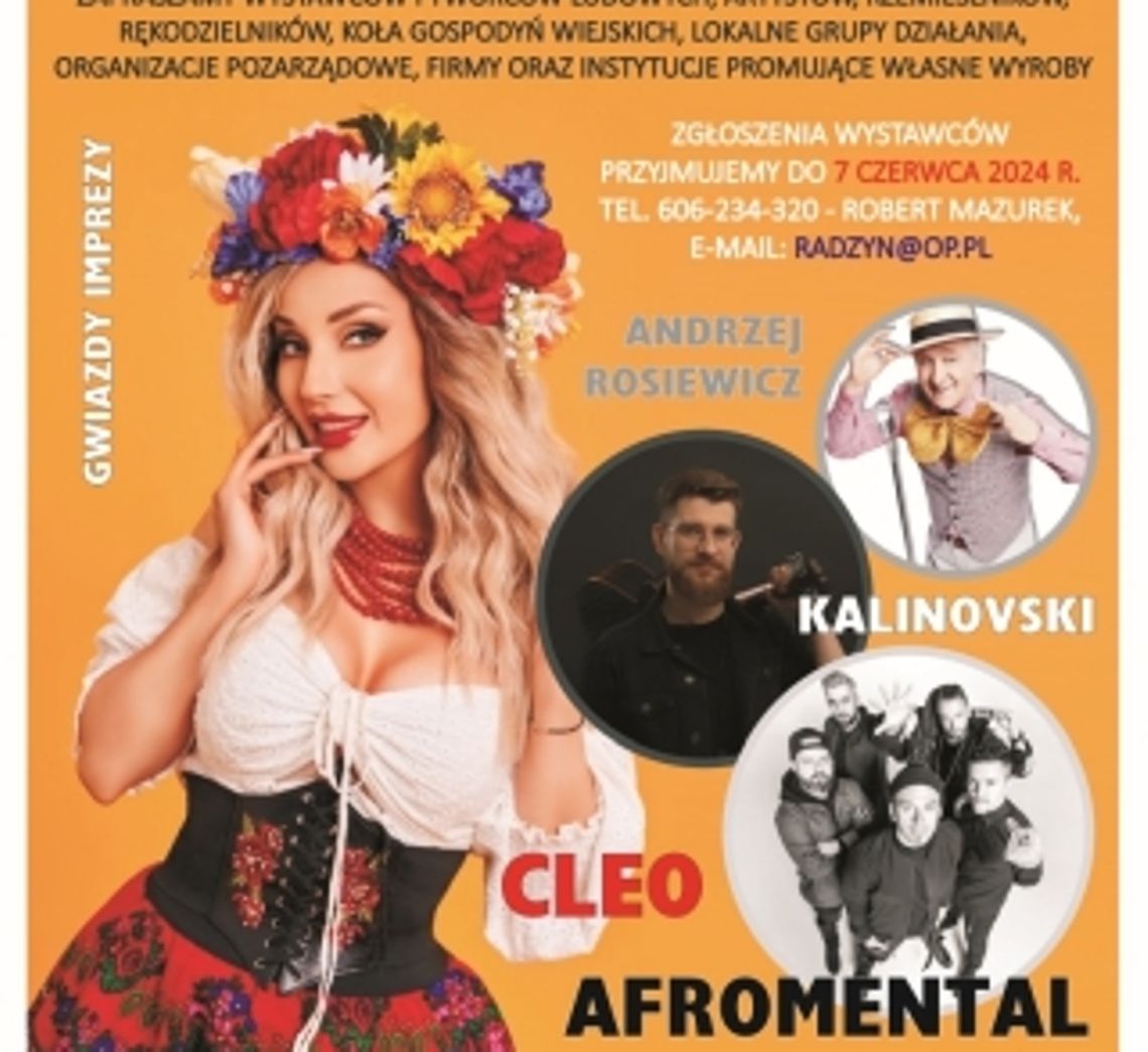 Radzyń Podlaski: Na scenie wystąpi Cleo