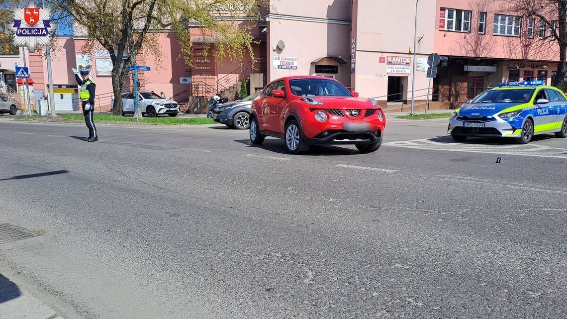 Rowerzysta w szpitalu. Policja bada okoliczności potrącenia w Łukowie
