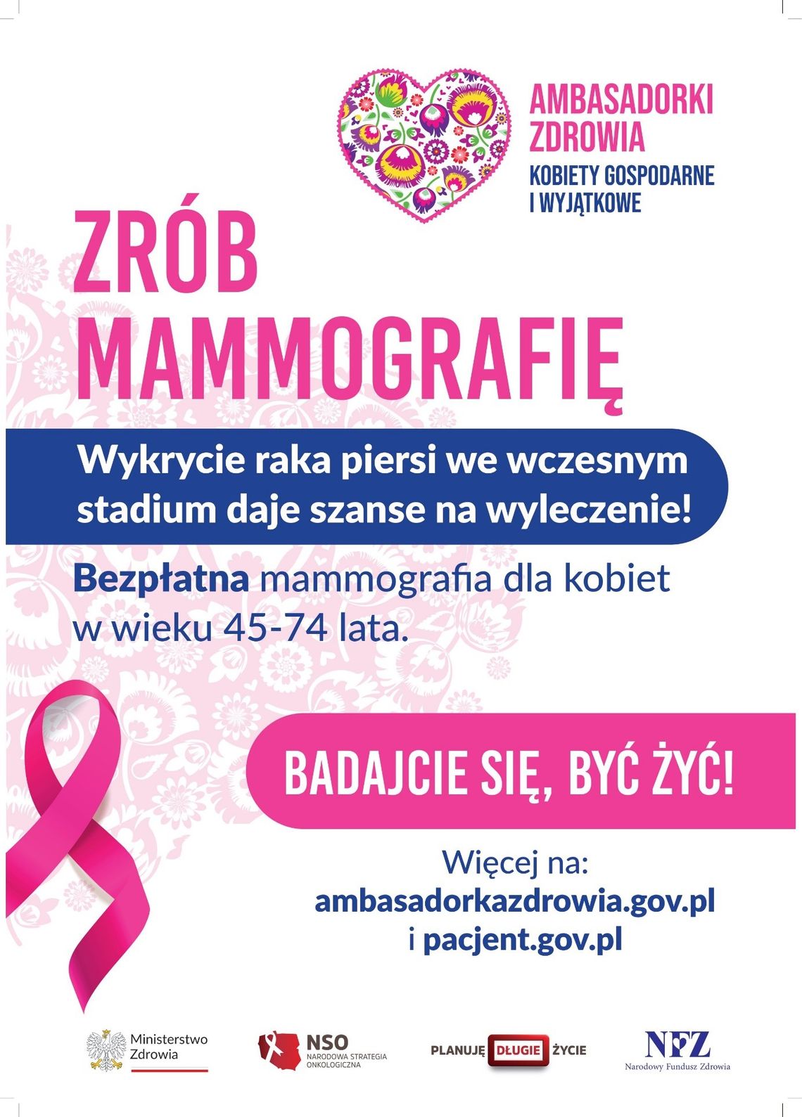 Rozszerzony dostęp do bezpłatnej mammografii i cytologii