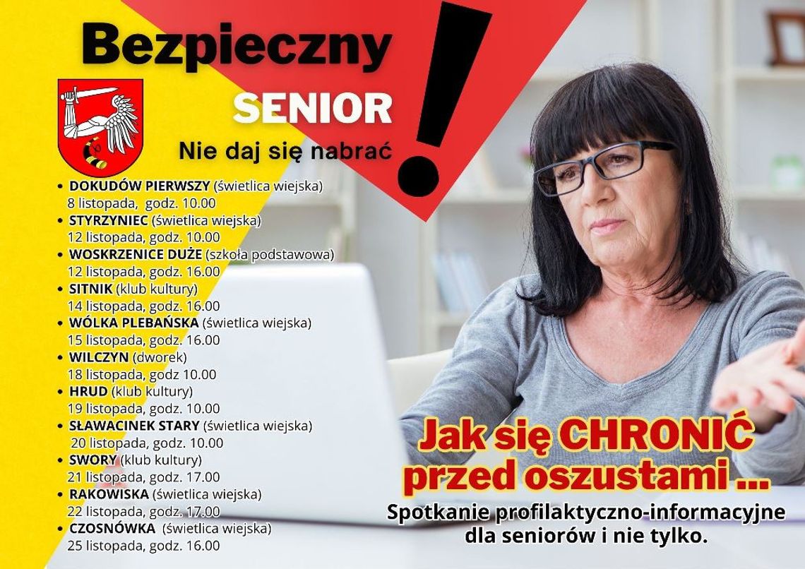 Rusza program pt. “Bezpieczny senior. Nie daj się nabrać!”