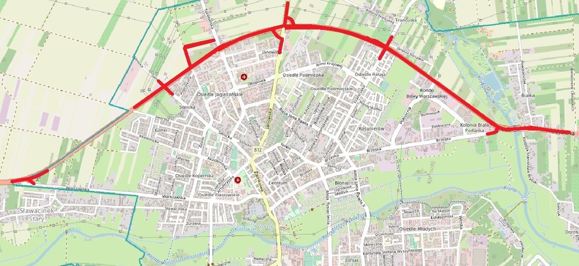 Uwaga na utrudnienia! Rusza wymiana oświetlenia na obwodnicy Białej Podlaskiej