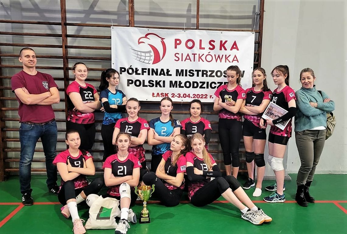 Siatkarki UKS Jagiellończyk walczyły w półfinale mistrzostw Polski