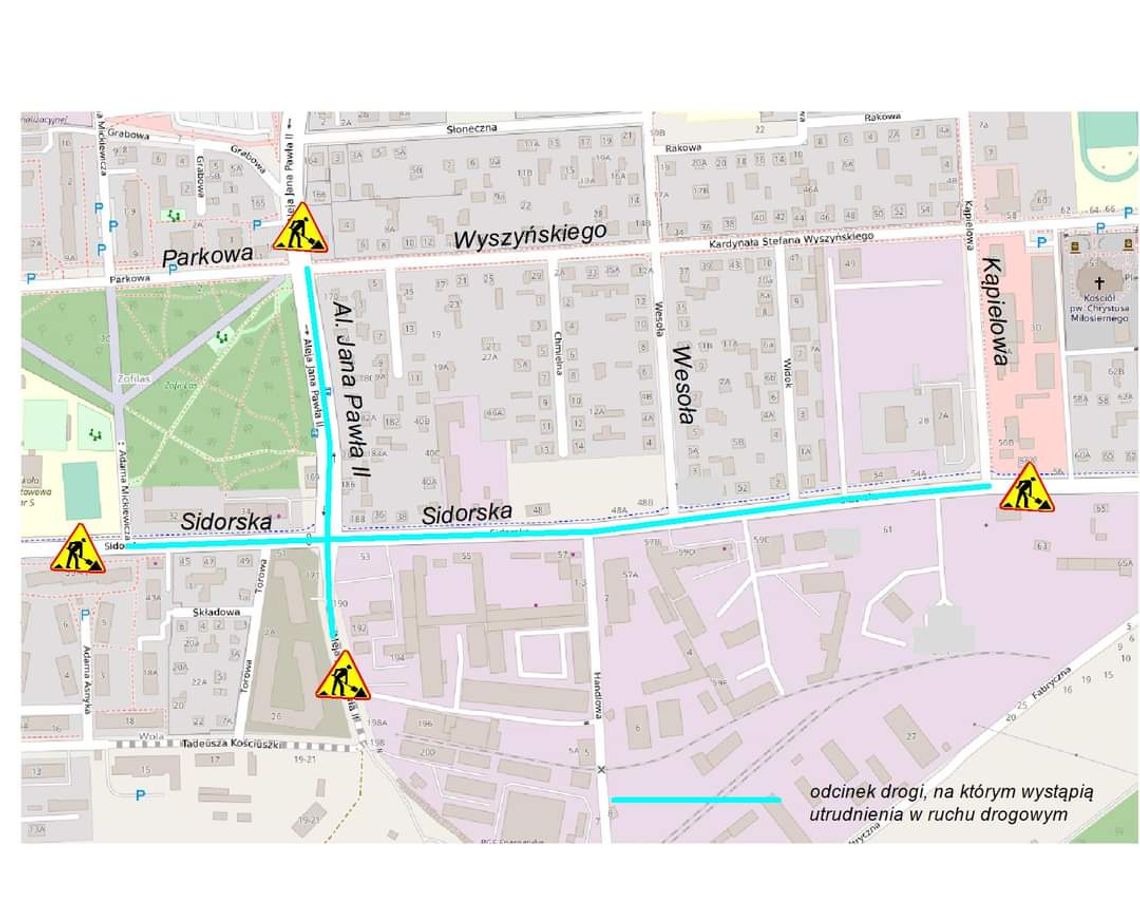 Sidorska do remontu. Będą utrudnienia w ruchu