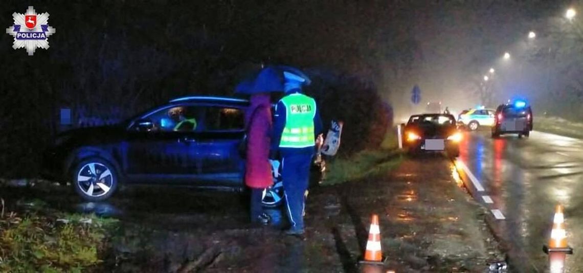 Lubelskie. Śmierć na drodze. Volkswagen przejechał po mężczyźnie Lubelskie. Śmierć na drodze. Volkswagen przejechał po mężczyźnie