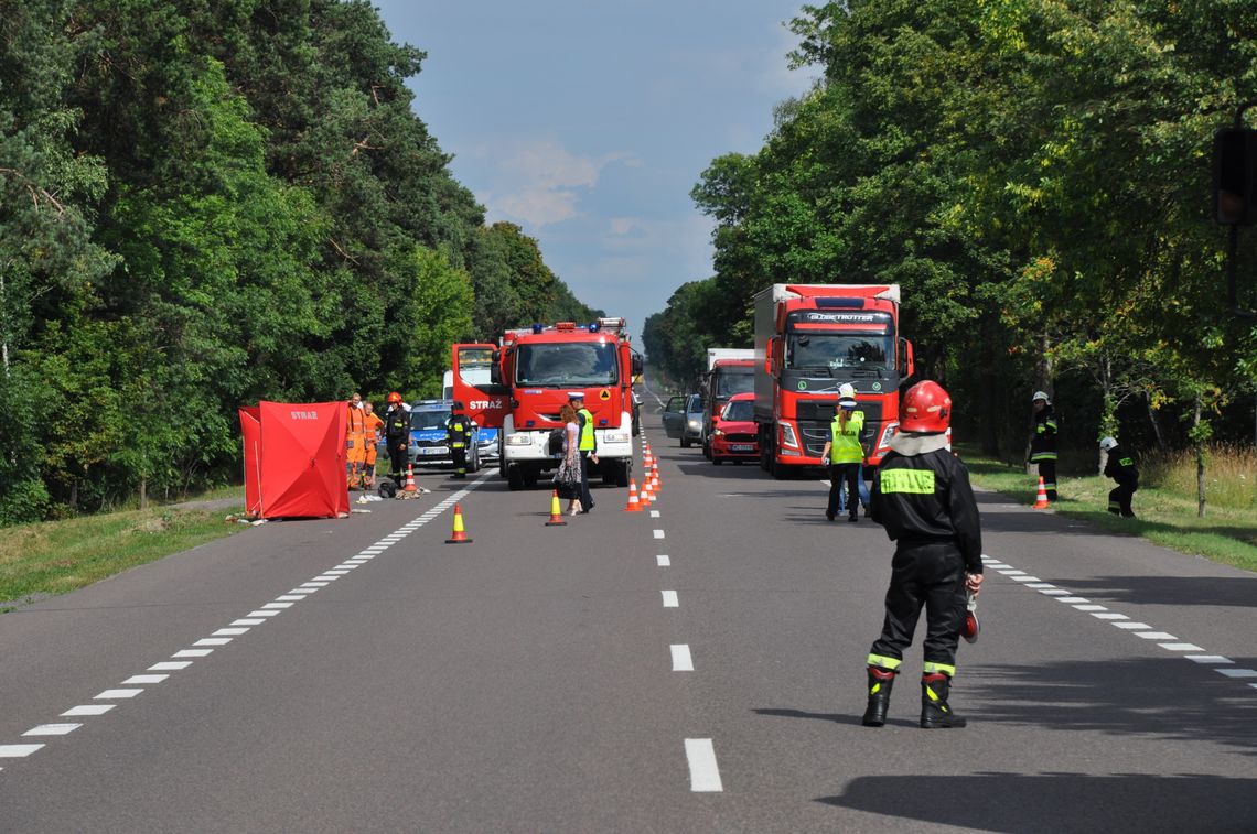 Śmiertelne potrącenie. Utrudnienia na krajowej dwójce