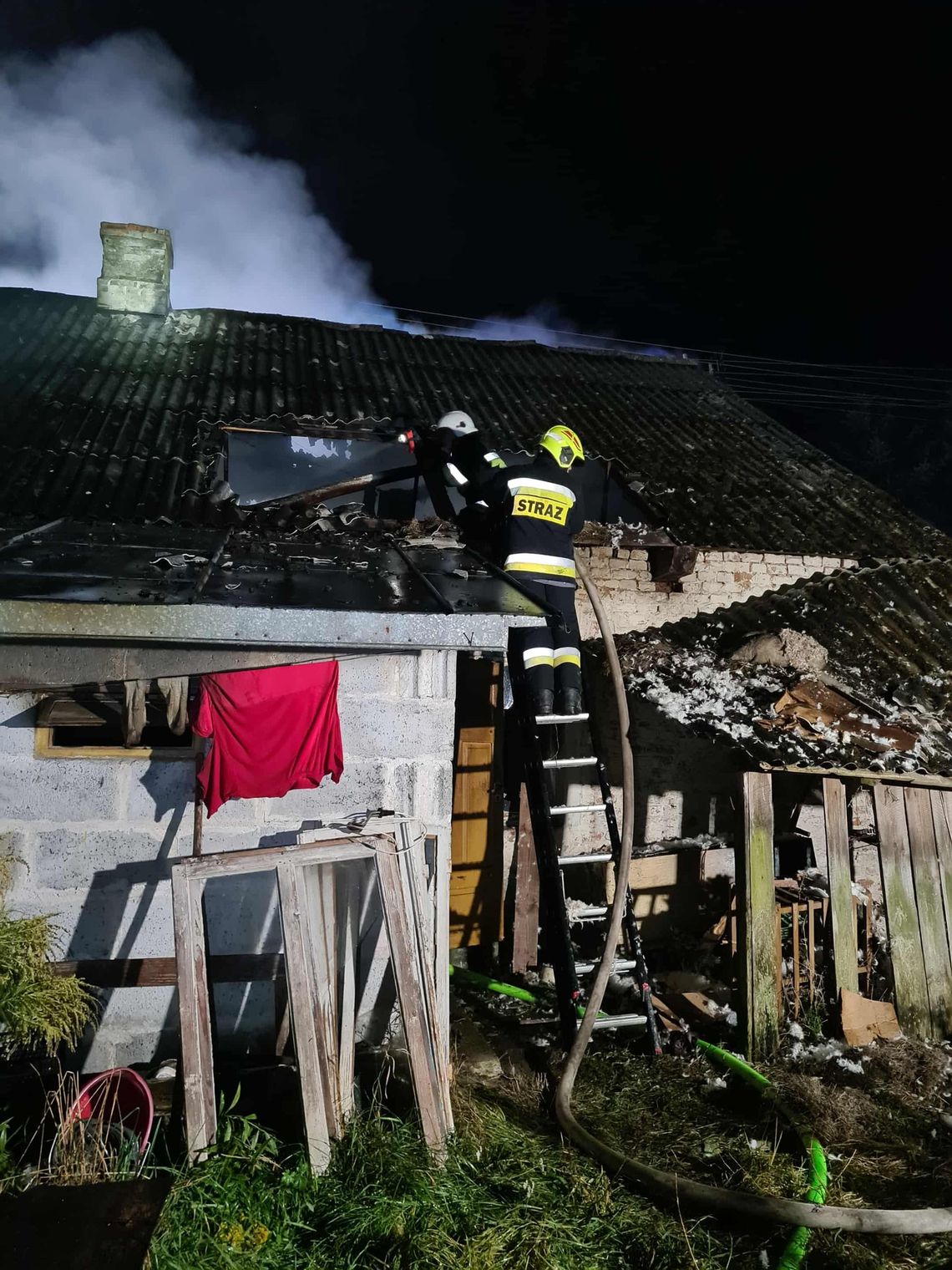 Tragiczny pożar w powiecie bialskim. Nie żyje jedna osoba