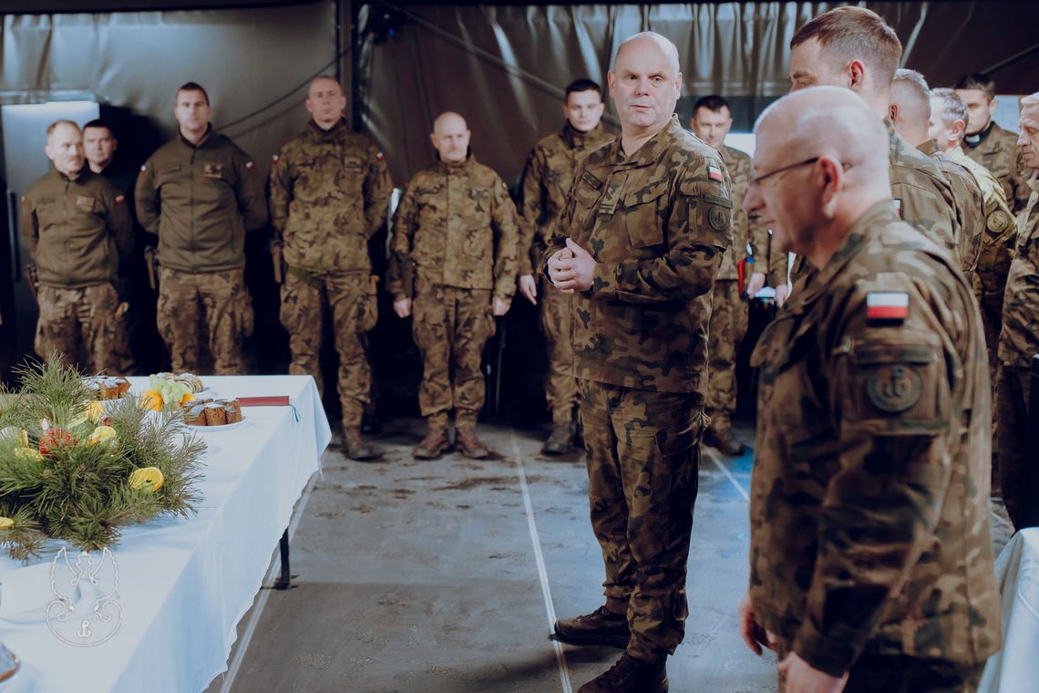 Spędzili święta zabezpieczając granicę. Wigilia w Kostomłotach