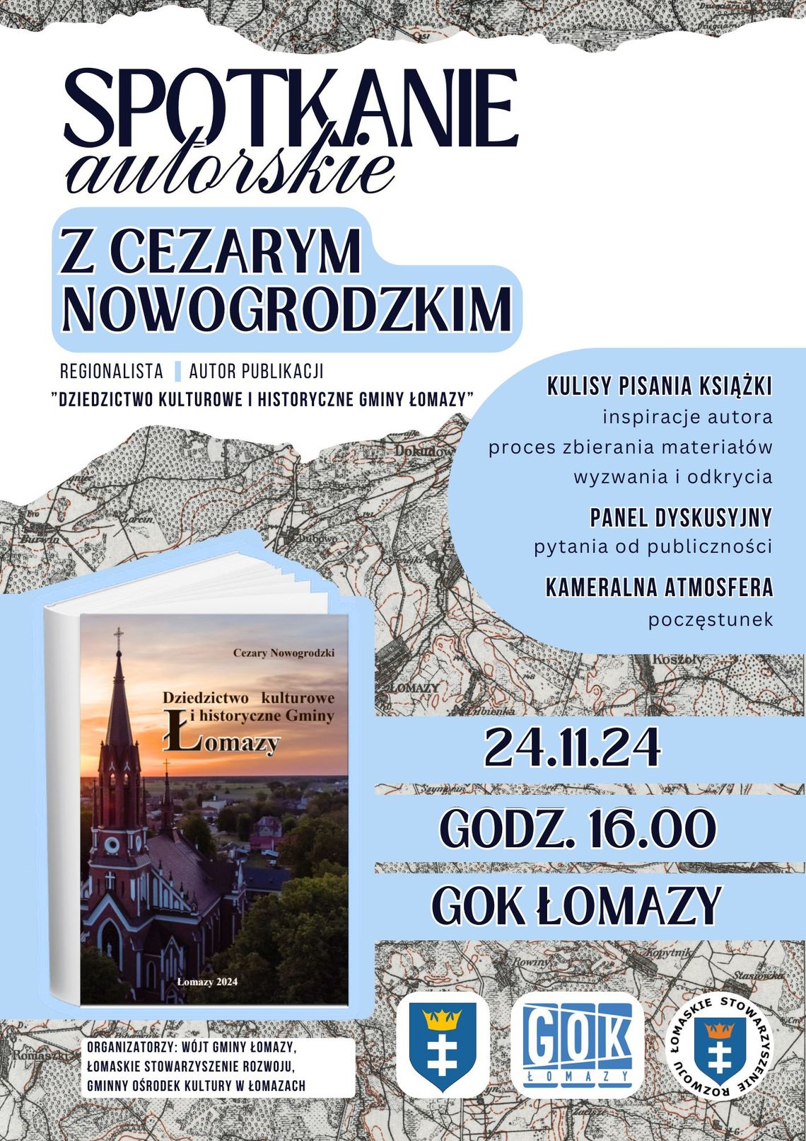 Spotkanie z autorem książki o Łomazach. Sprawdź kiedy