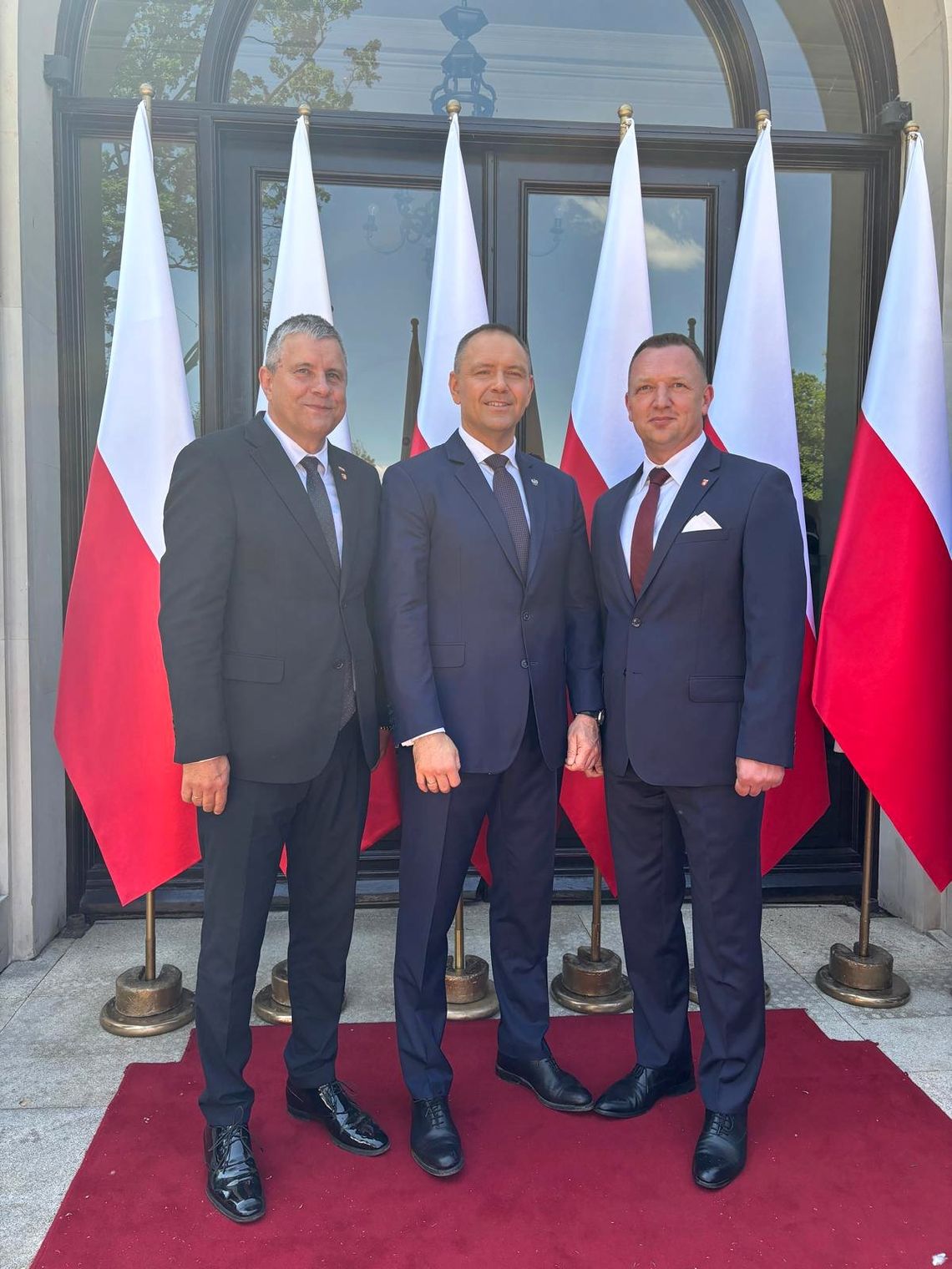 Starostowie u prezydenta. Marszałek z odznaczeniem Starostowie u prezydenta. Marszałek z odznaczeniem