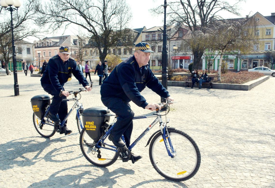 Strażnicy na rowerach ruszają w miasto