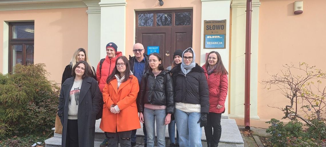 Studenci w redakcji Słowa Podlasia Studenci w redakcji Słowa Podlasia
