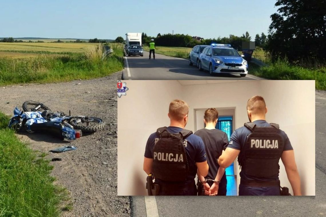 Lubelskie: 18-latek tymczasowo aresztowany. Spowodował wypadek i uciekł z miejsca