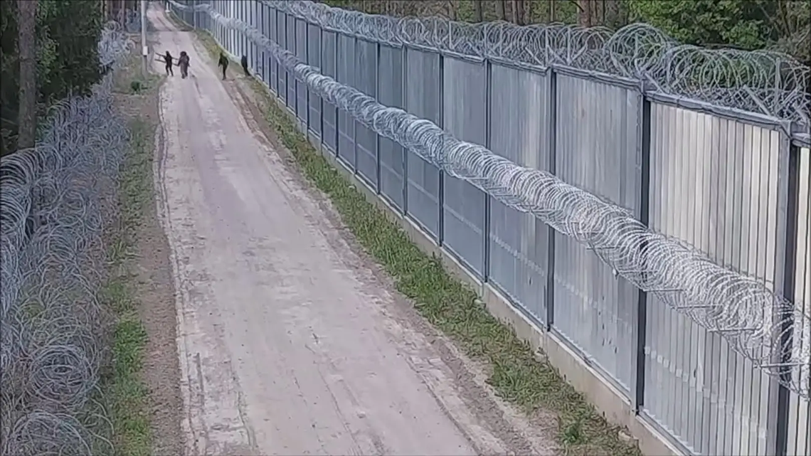 Bariera na granica z Białorusią