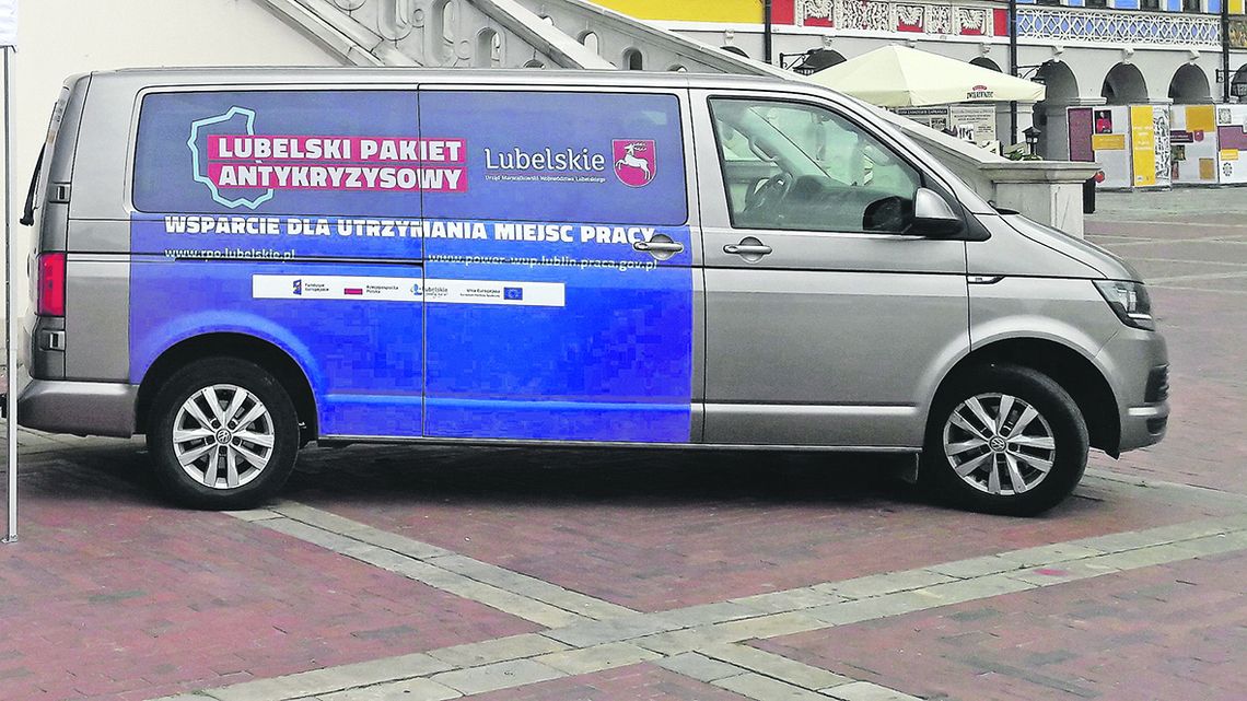 Tarczobus- mobilny punkt informacyjny Wojewódzkiego Urzędu Pracy w Lublinie