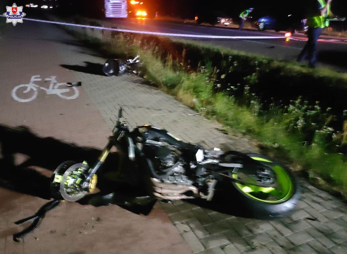 Tragedia na krajowej dwójce. Nie żyje motocyklista