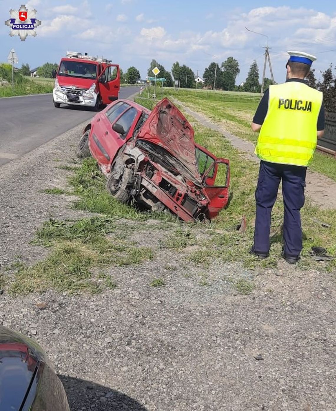 Tragiczne Boże Ciało w powiecie łukowskim. Dwie osoby w szpitalu