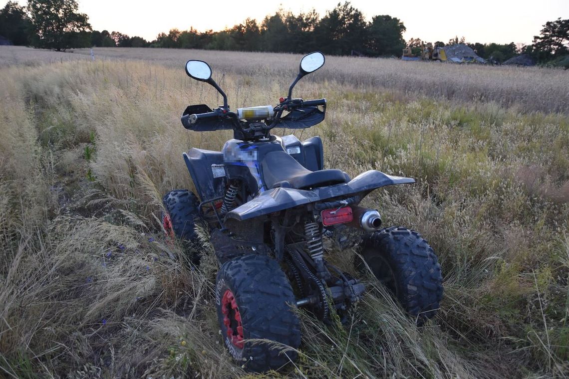 Tragiczny wypadek w gminie Kąkolewnica. Nie żyje 14-letni kierowca quada