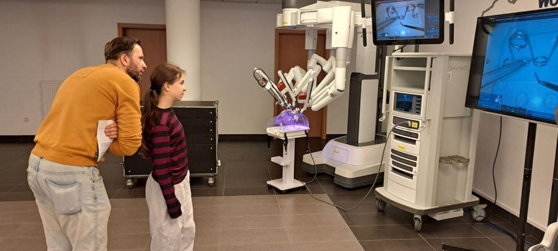 szpital w Białej Podlaskiej, robot, listopad 2025