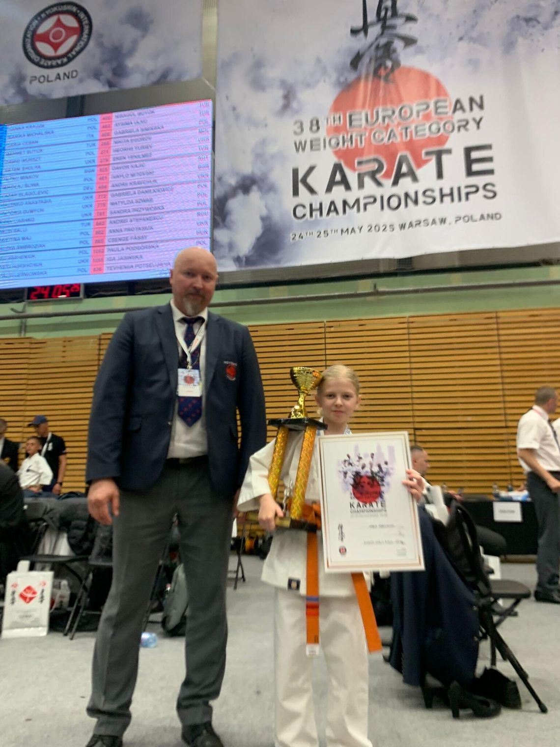 Trzy medale Mistrzostw Europy