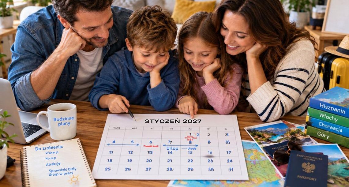 Urlop 2027. Cztery dni urlopu i aż 10 dni wolnego