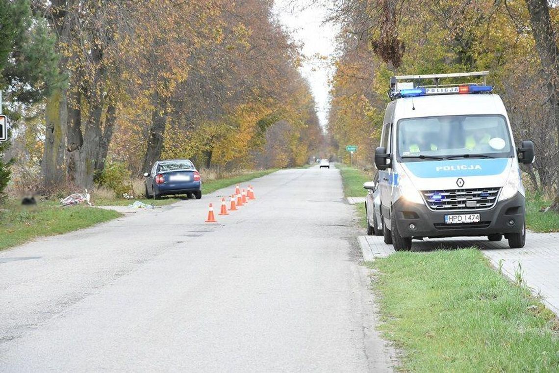 W trakcie wyprzedzania potrąciła rowerzystkę. Cyklistka trafiła do szpitala