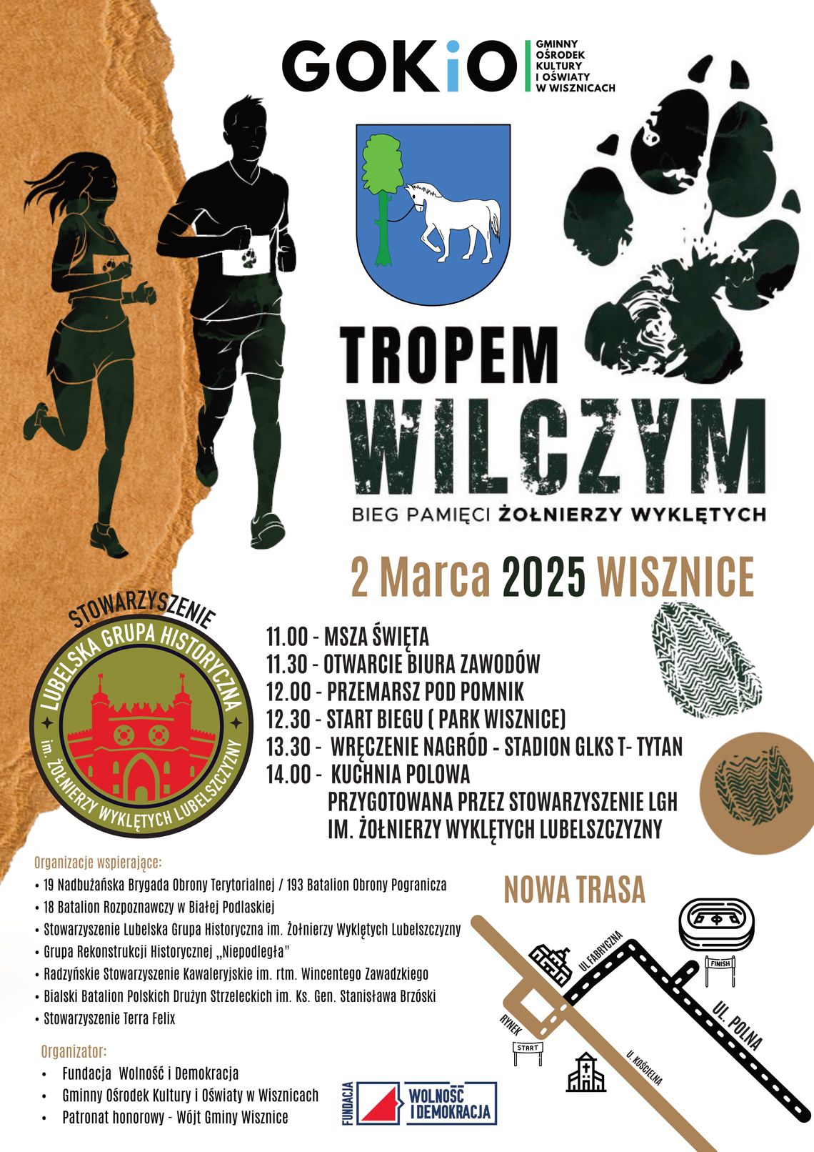 W Wisznicach pobiegną Tropem Wilczym. Trwają zapisy