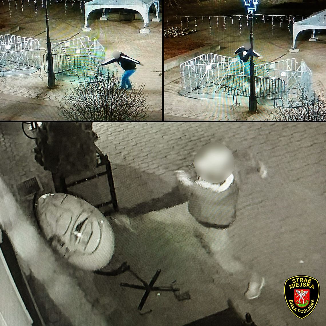 Wandal zidentyfikowany. Zdemolował wielkanocne ozdoby na Placu Wolności