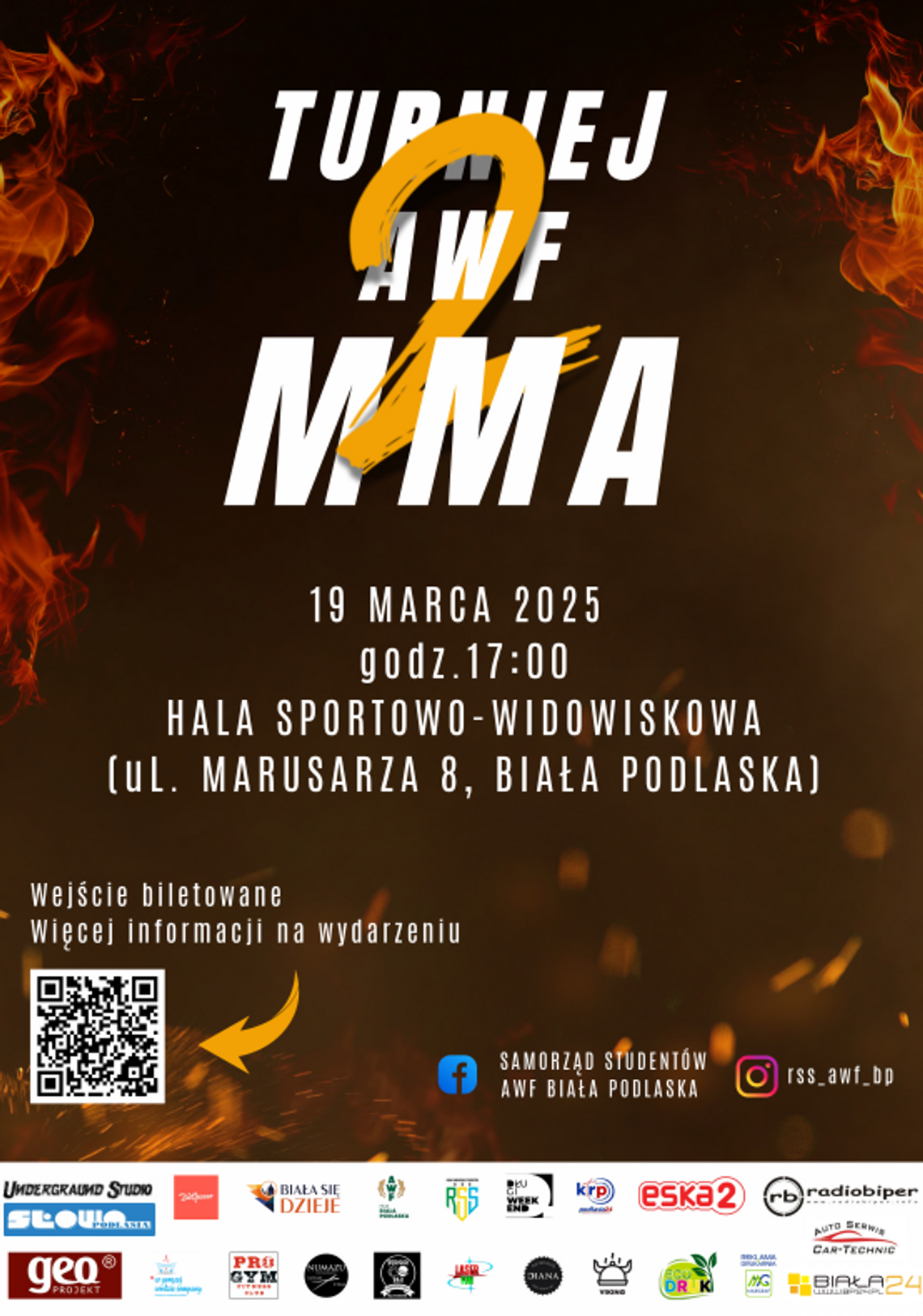 Wejściówki dla Was na Turniej MMA - KONKURS - PATRONAT SŁOWA PODLASIA