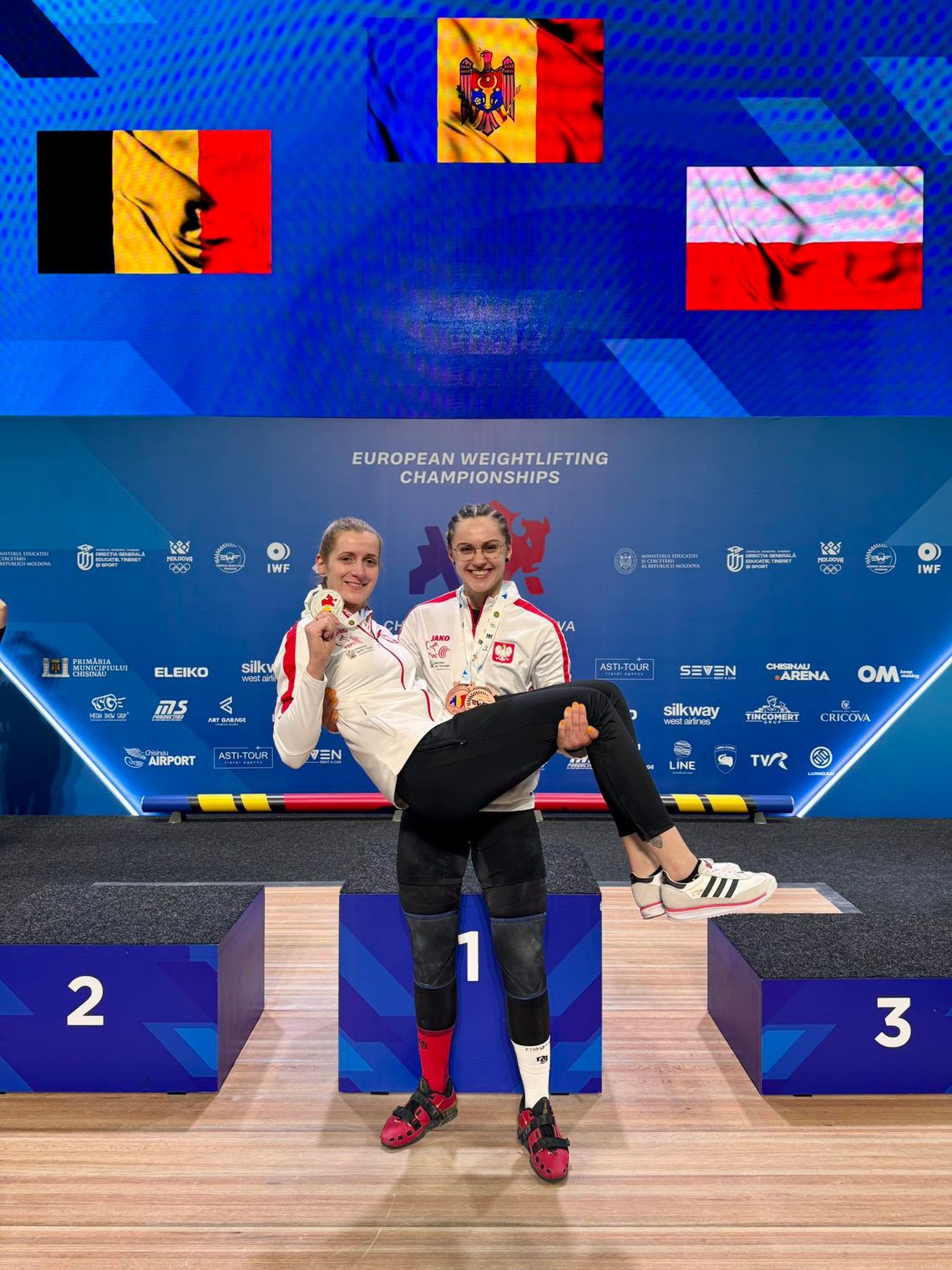 Weronika trzecia w Europie