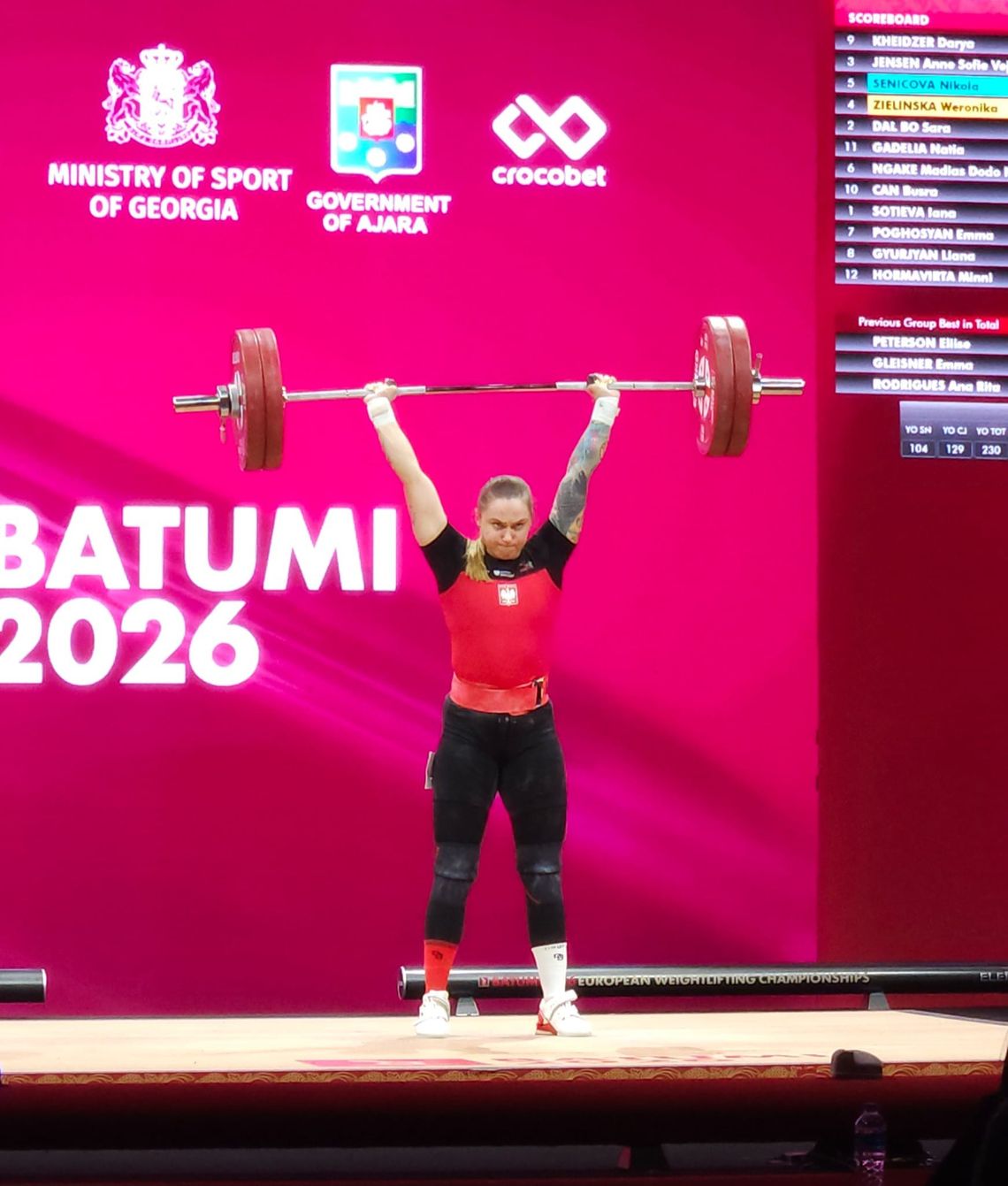 Weronika Zielińska dziesiąta w Europie