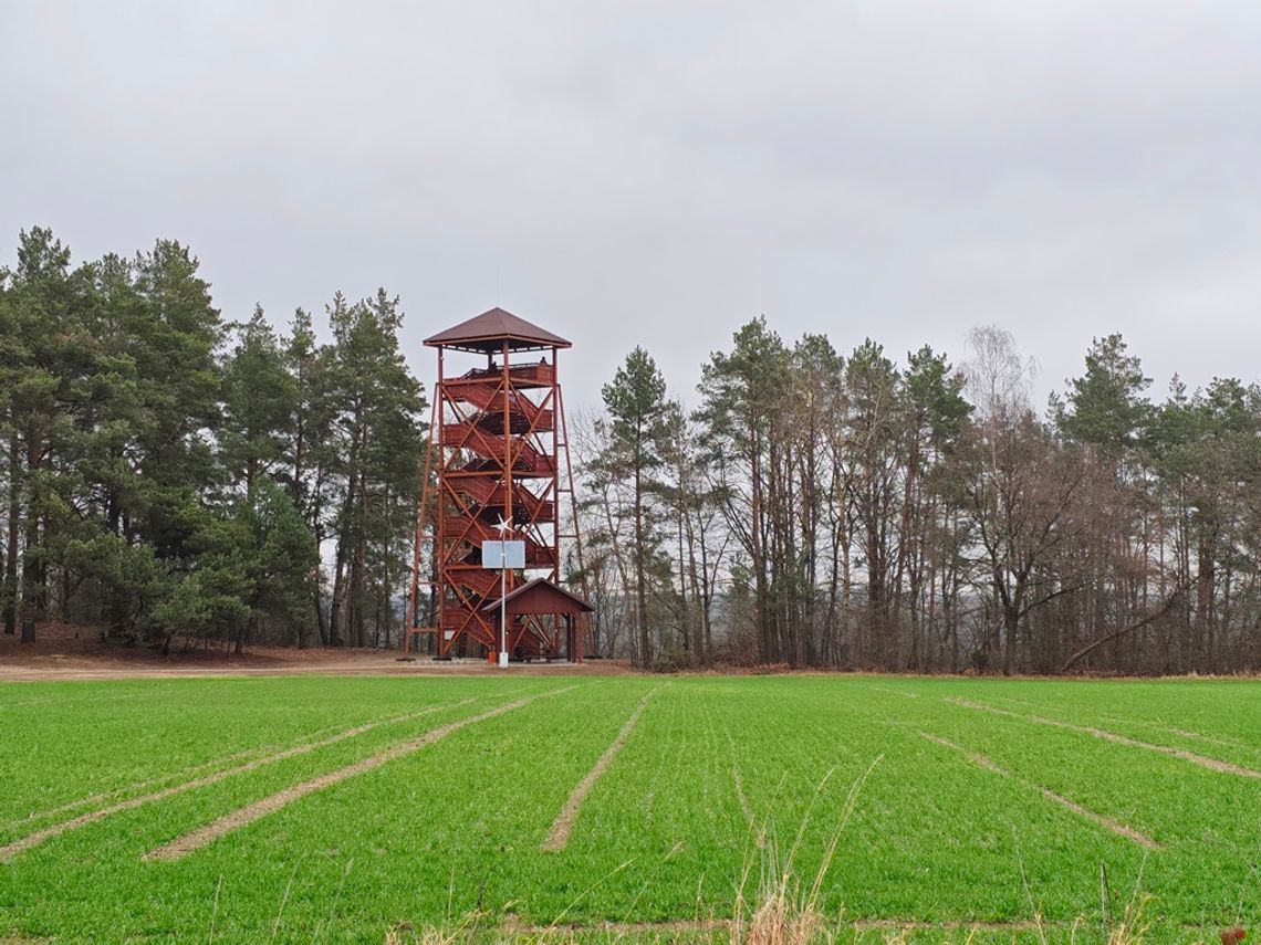 Wieża widokowa w Gnojnie dostępna dla turystów wieża widokowa, Gnojno