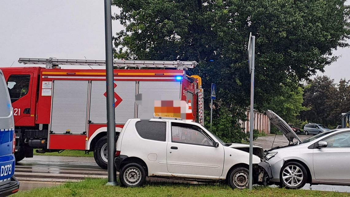 Czołówka we Włodawie. Mieszkaniec powiatu bialskiego spowodował wypadek