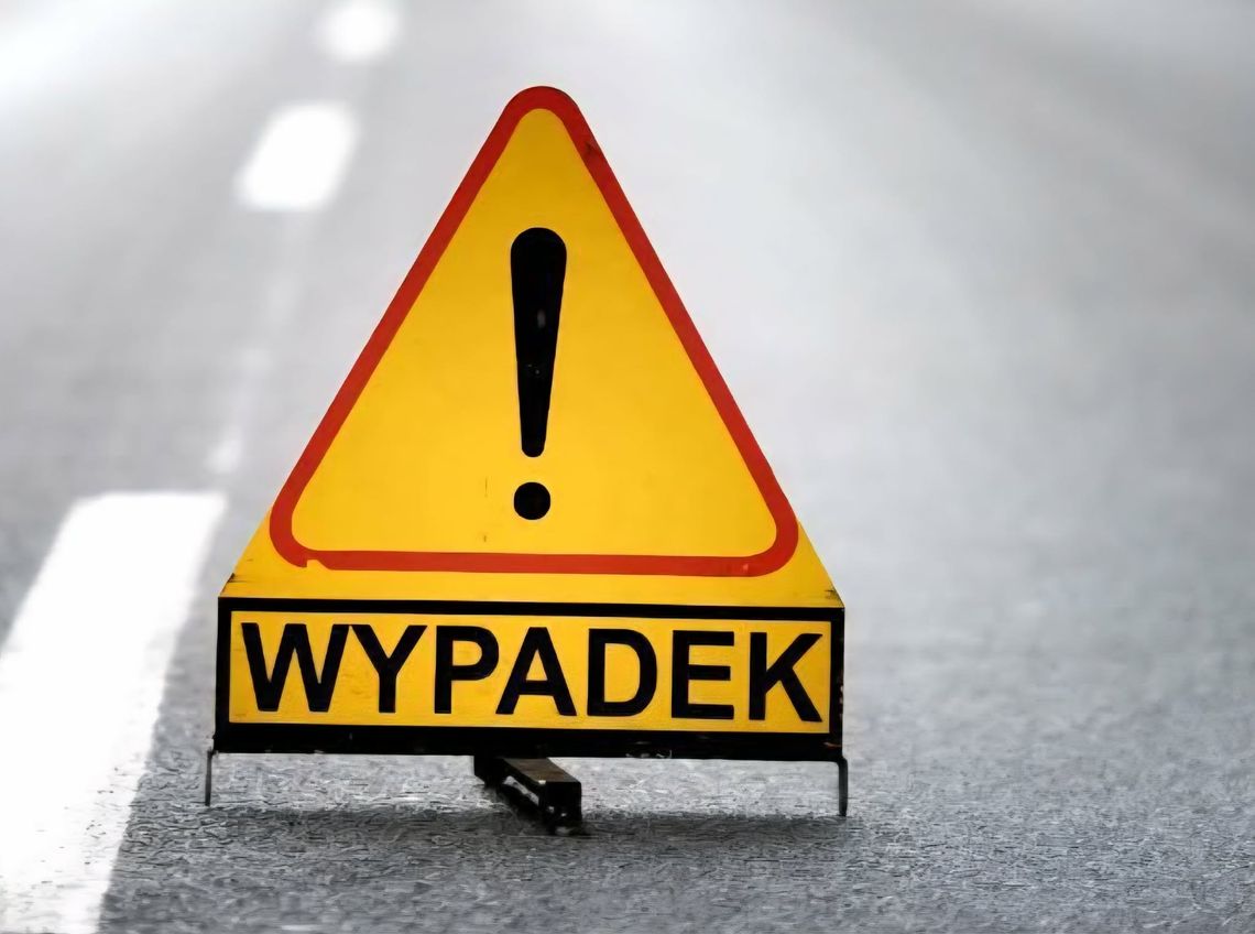 Wypadek na DK2 w Styrzyńcu. Droga zablokowana Wypadek na DK2 w Styrzyńcu. Droga zablokowana