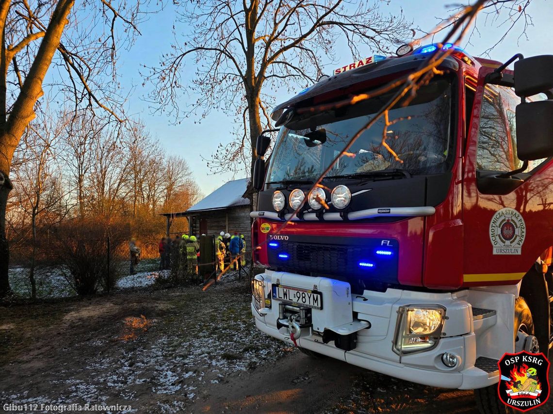 Lubelskie. Wypadek tuż przed Wigilią. Senior wpadł do wykopu [ZDJĘCIA]
