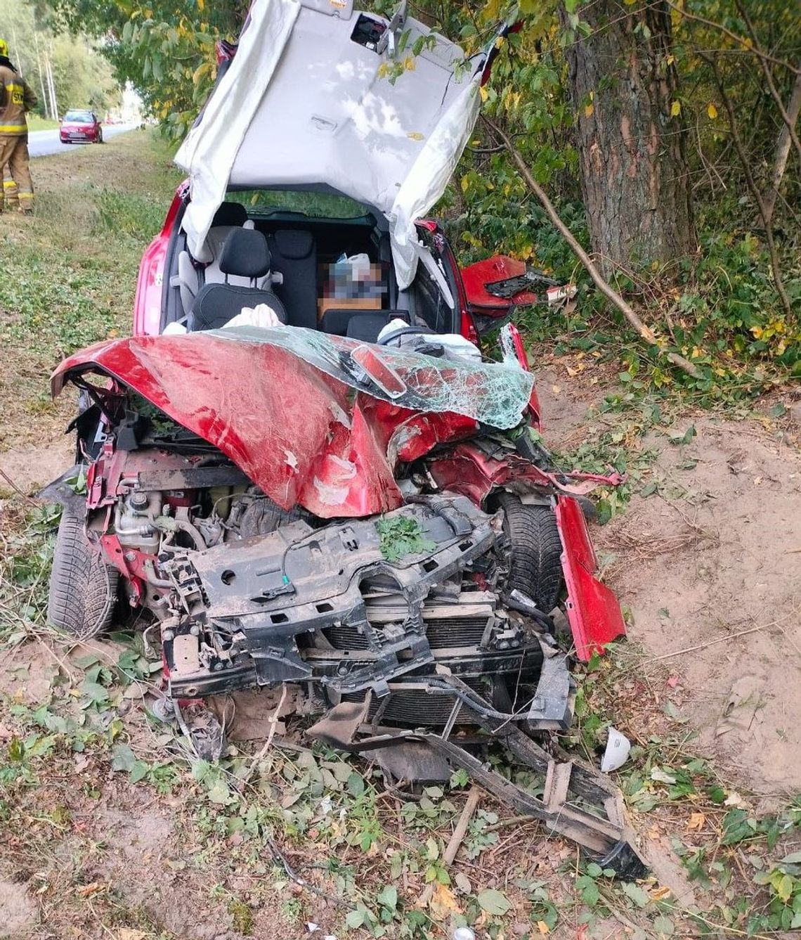 Wypadek w Zbulitowie Dużym. Kobieta i dziecko w szpitalu [ZDJĘCIE]
