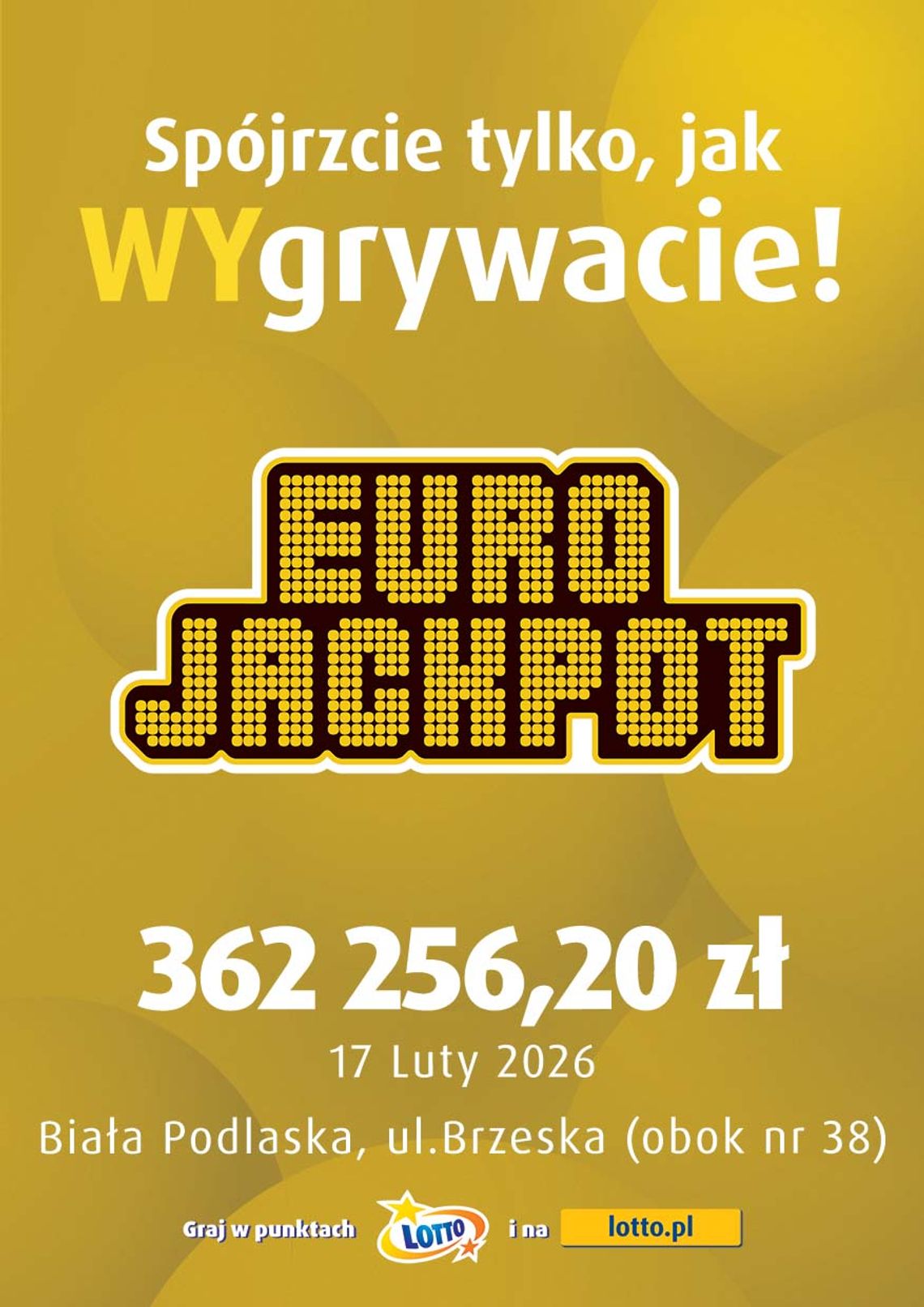 Ogromne pieniądze w Białej Podlaskiej – sprawdź, gdzie padła wysoka wygrana w ostatnim losowaniu Eurojackpot!